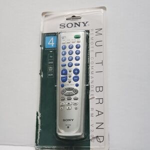 Sony Multi Brand Remote with Blue and Silver Design